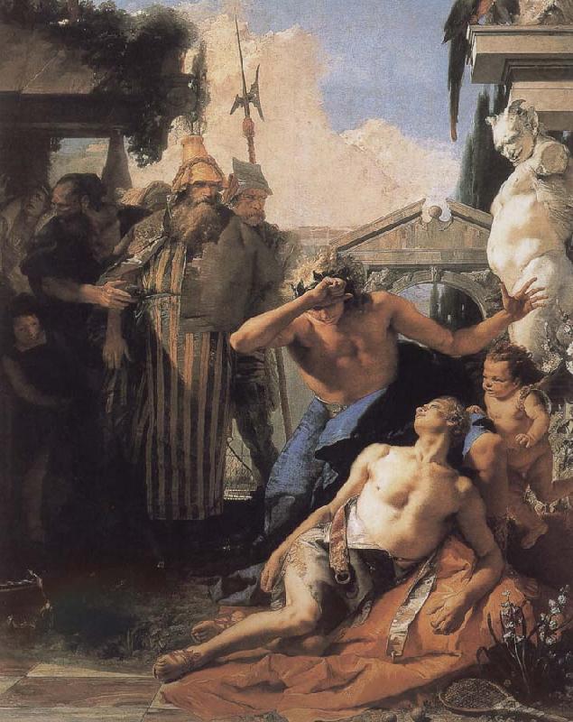 Giovanni Battista Tiepolo Lantos s death china oil painting image